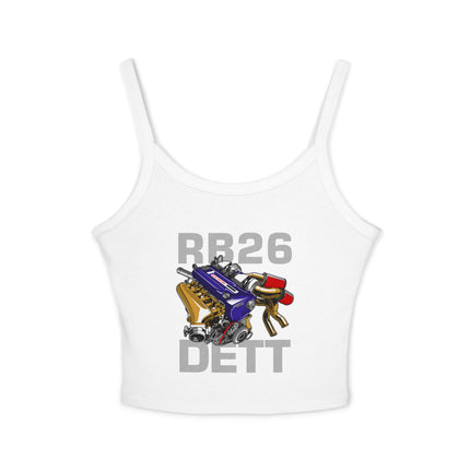 Auto-Enthusiasten Themen Damen Spaghetti Strap Tank Top 