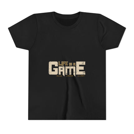 Typography themed Youth Short Sleeve Tee
