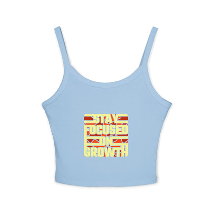 Typografie Themen Damen Spaghetti Strap Tank Top 