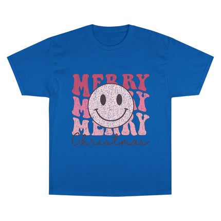 Champion-T-Shirt mit Weihnachtsmotiv