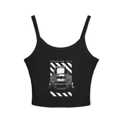 Auto-Enthusiasten Themen Damen Spaghetti Strap Tank Top 