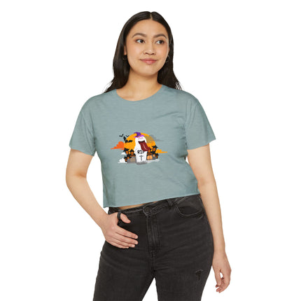 Halloween themed Women's Festival Crop Top