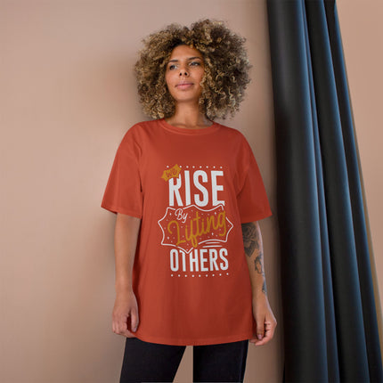 Champion-T-Shirt mit Typografie-Motiv