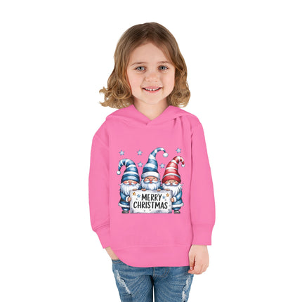 Christmas themed Toddler Pullover Fleece Hoodie