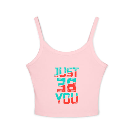 Typografie Themen Damen Spaghetti Strap Tank Top 
