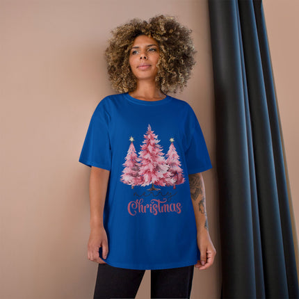 Champion-T-Shirt mit Weihnachtsmotiv