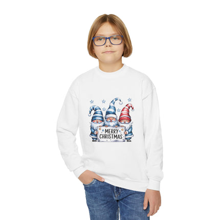 Christmas themed Youth Crewneck Sweatshirt