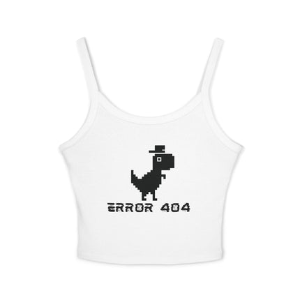 Error 404 Graphic designed Women's Spaghetti Strap Tank Top