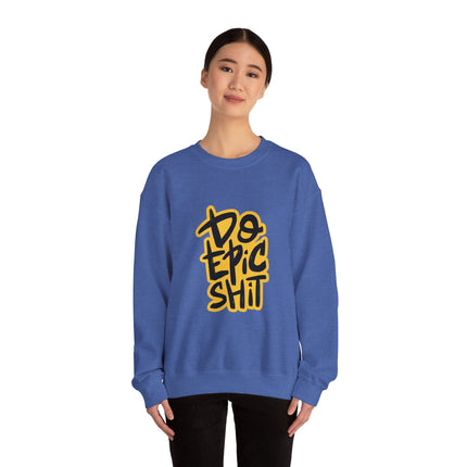 Unisex Heavy Blend Crewneck Sweatshirt mit Typografie-Motiv