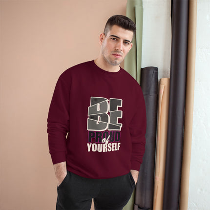 Champion-Sweatshirt mit Typografie-Motiv