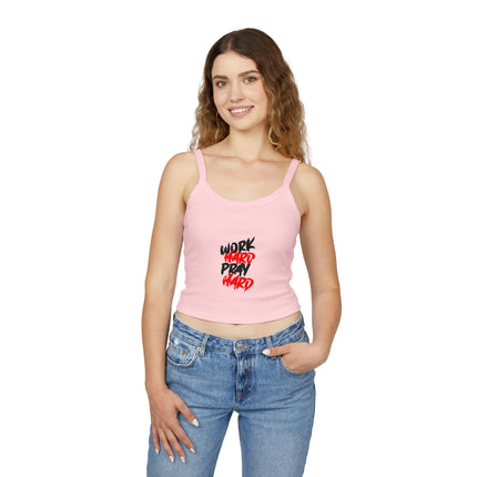 Typografie Themen Damen Spaghetti Strap Tank Top 