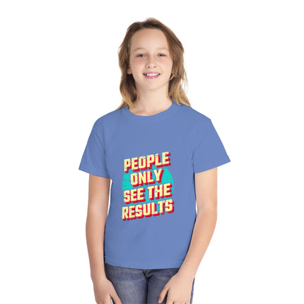 Typography themed Youth Midweight Tee