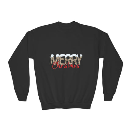 Christmas themed Youth Crewneck Sweatshirt