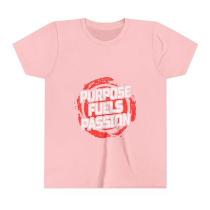 Kurzärmeliges Jugend-T-Shirt mit Typografie-Motiv