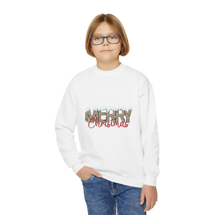 Christmas themed Youth Crewneck Sweatshirt