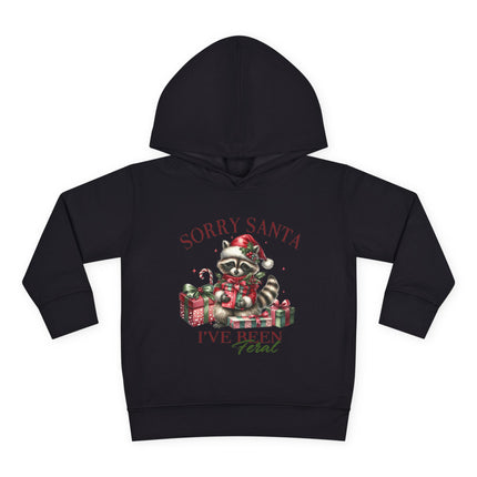 Christmas themed Toddler Pullover Fleece Hoodie
