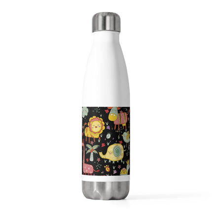 20oz Isolierflasche mit süßem Tiermuster-Design 