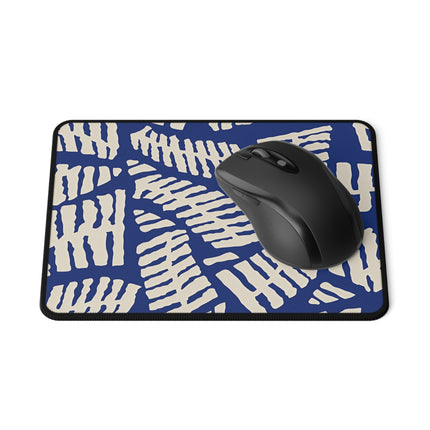 Niedliches, rutschfestes Gaming-Mauspad mit blauem Musterdesign