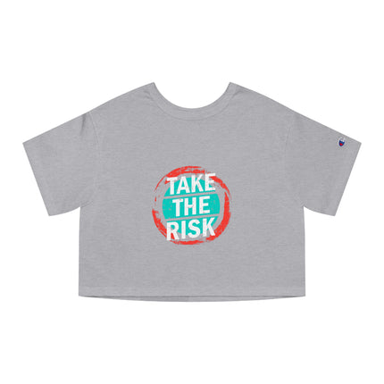 Typography themed Champion Women's Heritage Cropper T-Shirt