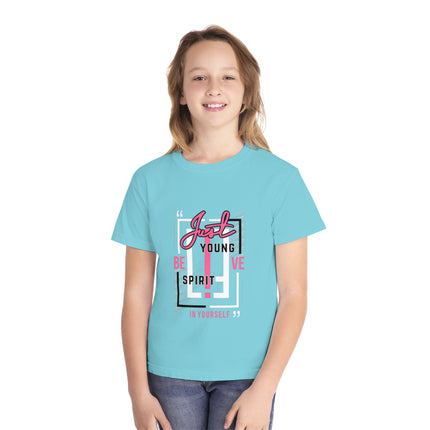 Typography themed Youth Midweight Tee