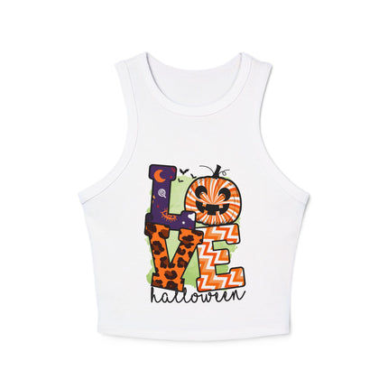 Halloween themed Women's Micro Rib Racer Tank Top