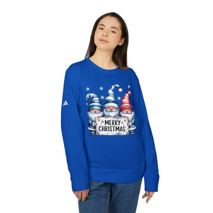 Christmas themed Adidas Unisex Fleece Crewneck Sweatshirt