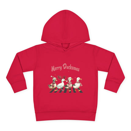 Christmas themed Toddler Pullover Fleece Hoodie