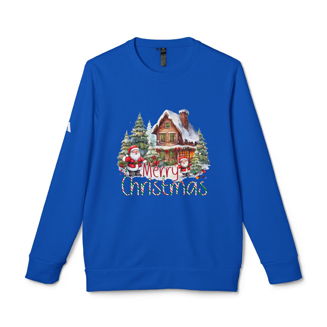 Christmas themed Adidas Unisex Fleece Crewneck Sweatshirt