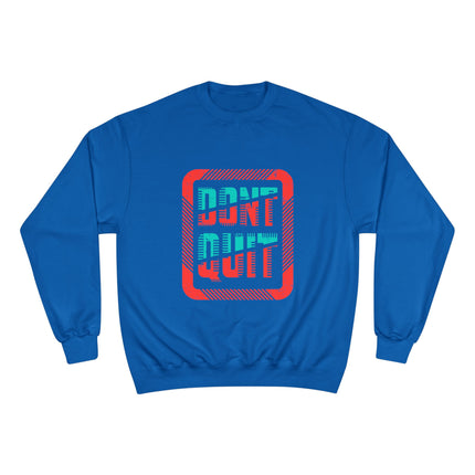 Champion-Sweatshirt mit Typografie-Motiv