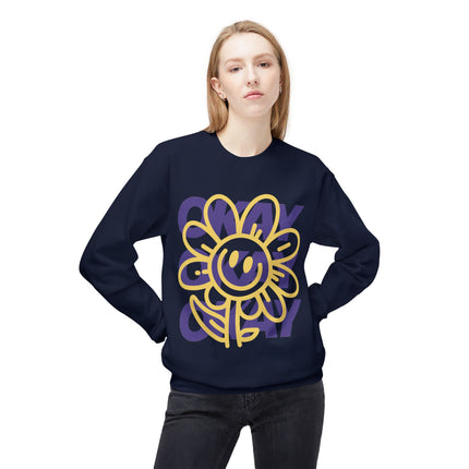 Unisex-Sweatshirt mit Rundhalsausschnitt aus mittelschwerem Softstyle-Fleece