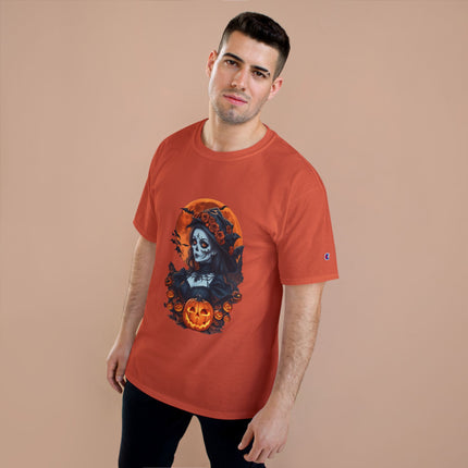 Champion-T-Shirt mit Halloween-Motiv