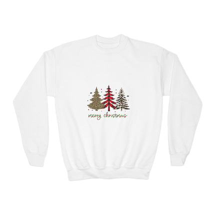 Christmas themed Youth Crewneck Sweatshirt