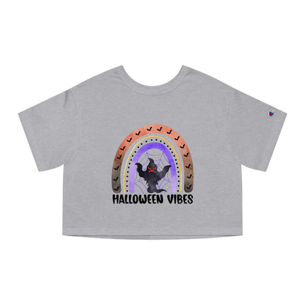 Champion Damen Heritage Cropper T-Shirt mit Halloween-Motiv