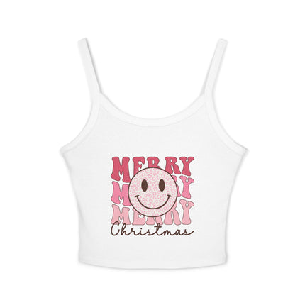 Weihnachtsmotiv Damen Spaghettiträger Tank Top 