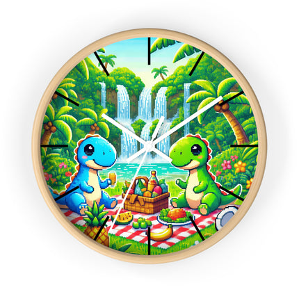 Cute 2 Dino design themed Wall Clock