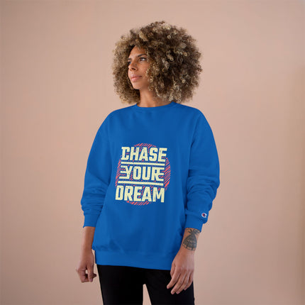 Champion-Sweatshirt mit Typografie-Motiv