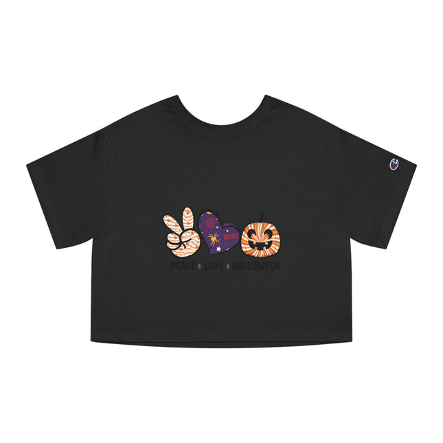 Champion Damen Heritage Cropper T-Shirt mit Halloween-Motiv