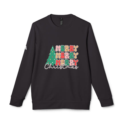 Christmas themed Adidas Unisex Fleece Crewneck Sweatshirt