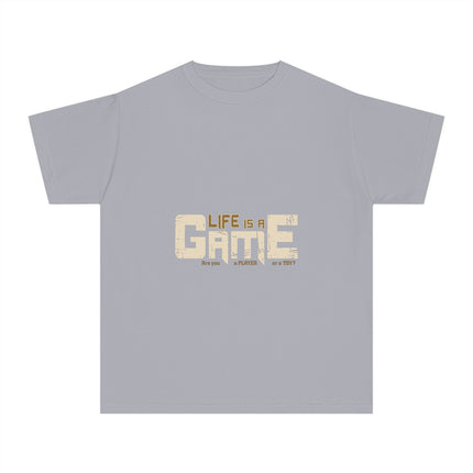 Typography themed Youth Midweight Tee