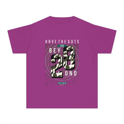 Typography themed Youth Midweight Tee