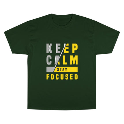 Champion-T-Shirt mit Typografie-Motiv