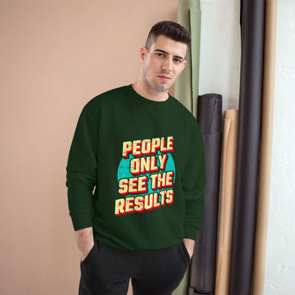 Champion-Sweatshirt mit Typografie-Motiv