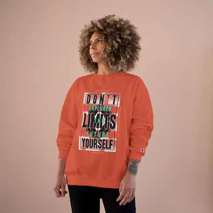 Champion-Sweatshirt mit Typografie-Motiv