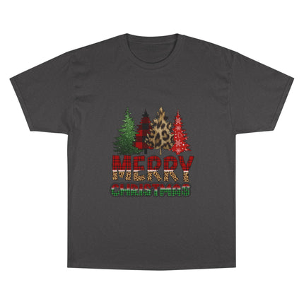 Champion-T-Shirt mit Weihnachtsmotiv