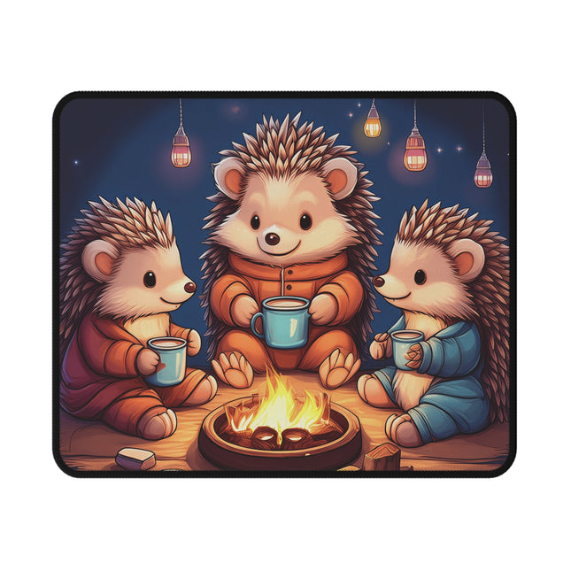 Rutschfestes Gaming-Mauspad mit bezauberndem Stachelschwein-Design