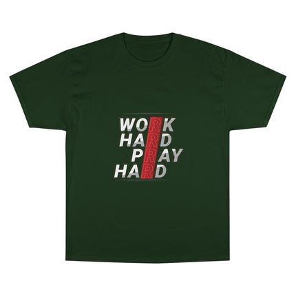 Champion-T-Shirt mit Typografie-Motiv