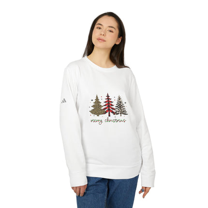 Christmas themed Adidas Unisex Fleece Crewneck Sweatshirt