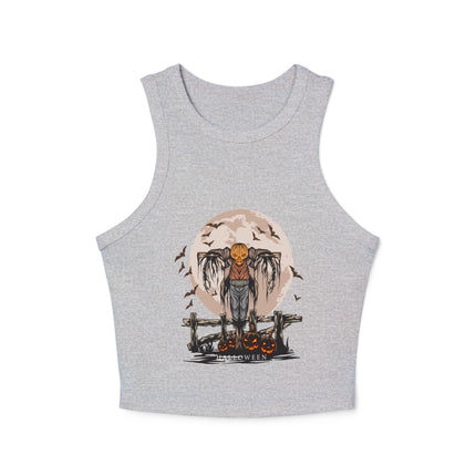 Halloween-Themen Damen Micro Rib Racer Tank Top