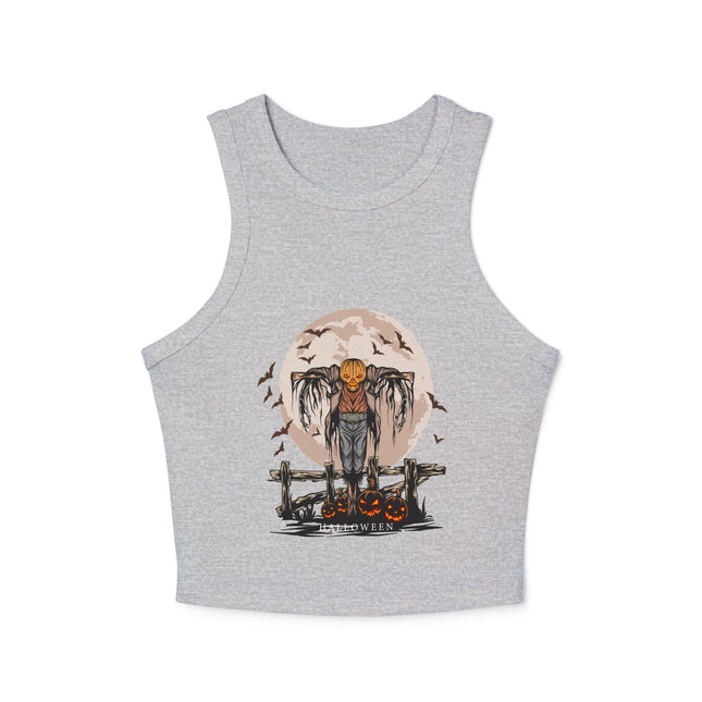 Halloween-Themen Damen Micro Rib Racer Tank Top