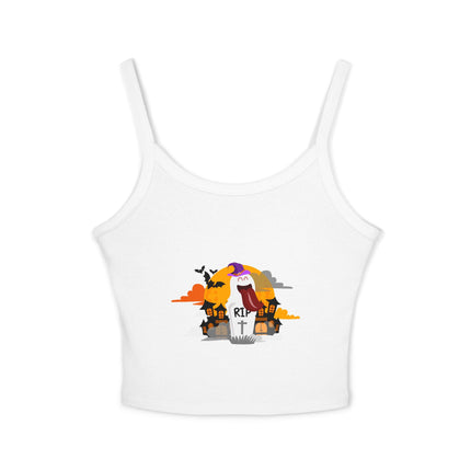 Halloween-Themen Damen Spaghetti Strap Tank Top 